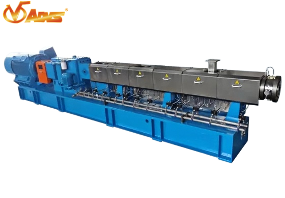 좋은 가격 플라스틱 재활용 쌍 나사 추출기 PC granulator 시간당 3300kg 폴리머 혼합 장비 온라인으로