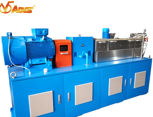 좋은 가격 실험실 Co 회전 트윈 스크루 추출기 27mm 스크루 지름 최대 속도 750 ~ 1500rpm 18.5 ~ 37kw 드라이브 모터 높은 출력 생산 온라인으로