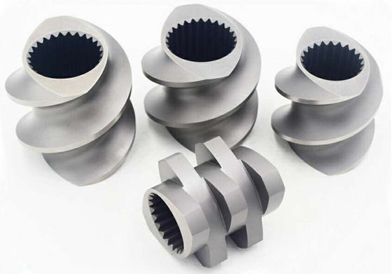 Good price W6Cr5Mo4V2 반죽 구획, 복잡한 스플라인 쌍둥이 나사 압출기 성분 온라인으로