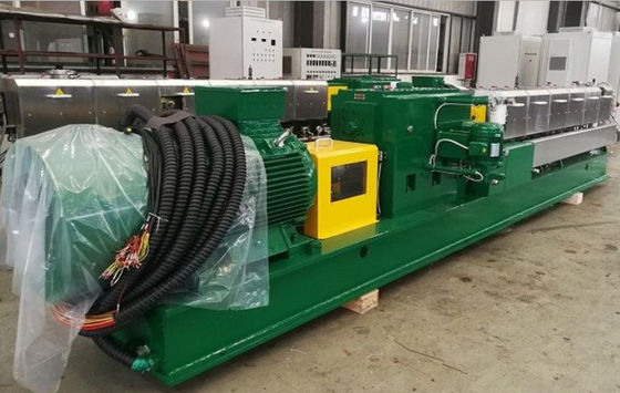 Good price 주문을 받아서 만들어진 플라스틱 제림기 기계, 가득 차있는 Intermeshing 두 배 나사 압출기 기계 온라인으로