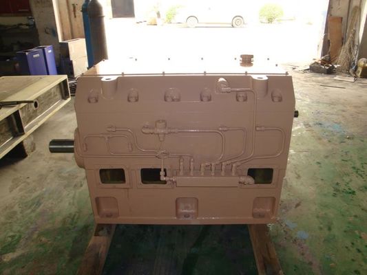 Good price 13.9 T/A ³ 쌍둥이 나사 압출기 변속기 양측 대칭 톱니바퀴 구동 체계를 토크를 주십시오 온라인으로