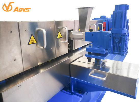 Good price 거치한 압출기 기계는 최고 속도 100kg/H를 먹이는 가로장 CaCO3를 미끄러지기로 분해합니다 온라인으로